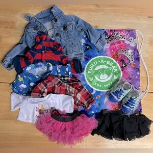 Build-A-Bear (& More!) Skirts Tops Tiaras Shoes Bag
